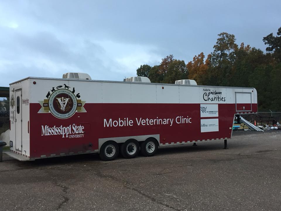 Mississippi State mobile vet clinic trailer 